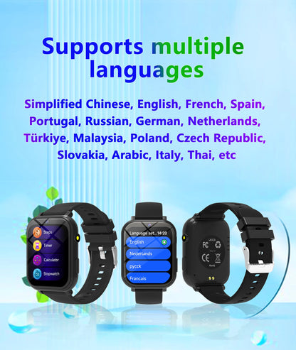 Kids Smart Watch Games HD Screen Camera Flashlight Sleep Monitor Alarm