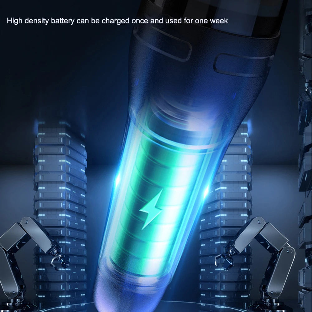 120W Portable Car Vacuum Cleaner USB Charging Handheld Cordless Vacuum