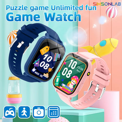 Kids Smart Watch Games HD Screen Camera Flashlight Sleep Monitor Alarm
