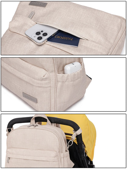 Stylish waterproof large capacity Diaper Backpack -Multi-functional Bag