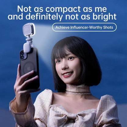 Mini Moonlight Portable Adjustable LED Selfie Clip Light for cell, laptop