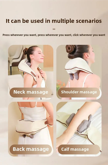 New USB U-Shape Neck and shoulder Shiatsu Cordless Massager