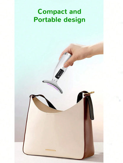 Colour Light Face And Neck Beauty Instrument 7 Modes And 7 Speeds Adjustment With Curved Hand Grip