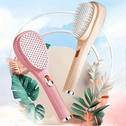Retractable Hair Comb-Anti-Static Scalp Massaging & Detangling Brush for All Hair Types