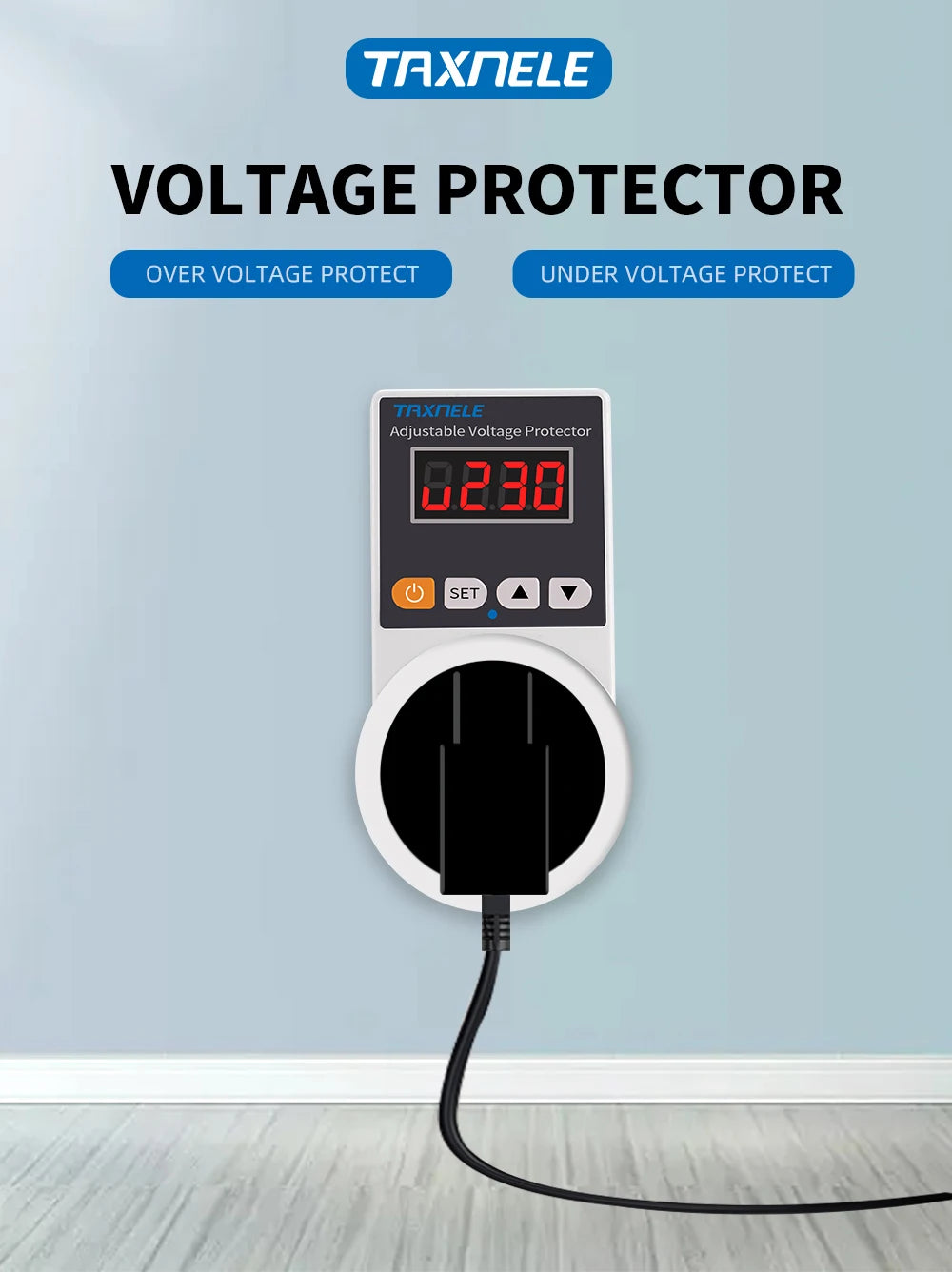 Automatic Voltage Protector Socket AC 220V 16A