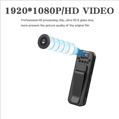 1080P HD Mini Camera Portable Digital Video Recorder- Camcorder Night Vision Body Cam Infrared