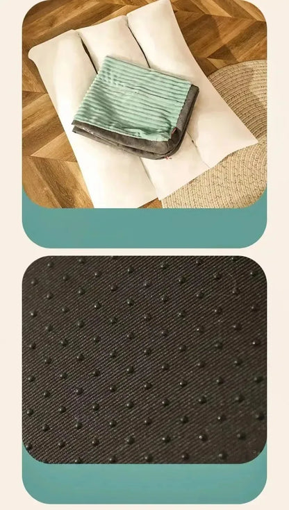 Big Dog Mat Corduroy Pad for Medium Large Dogs Oversize Pet Sleeping Bed Big Thicken Dog Sofa Removable Washable