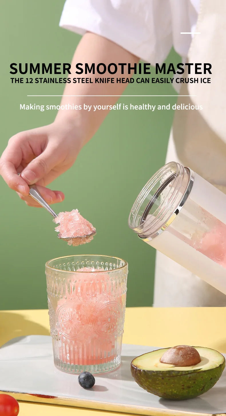 Portable Rechargeable Compact Blender Multi-functional Blender