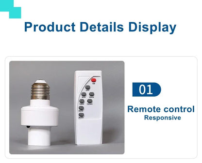 Smart Infrared Wireless Remote Control Timer Switch Lamp Holder 220V House Multi Light Switch Baby Room Bedroom Smart Switch
