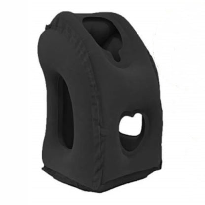 Inflatable Air Cushion Pillow Headrest Chin Support for Airplane, Car, Office Rest Neck Nap Pillow