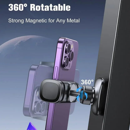 Gym Magnetic Phone Holder 360 Adjustable Stand Compatible With 4-7 Smartphone