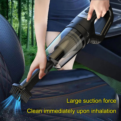 120W Portable Car Vacuum Cleaner USB Charging Handheld Cordless Vacuum