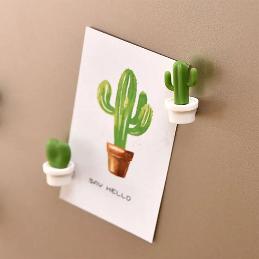 Kitchen Sticky Note Cactus - Fridge Magnet Refrigerator Decoration (6)