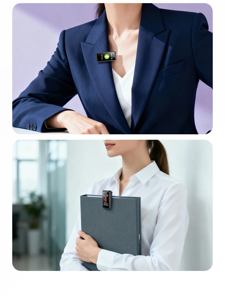 Mini Portable Voice Recorder with Clip  - for Meetings/Lectures/Interviews