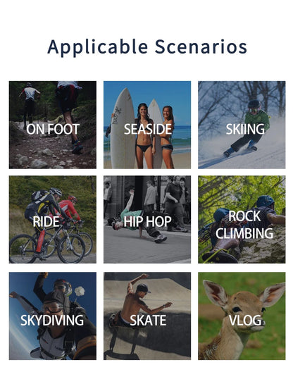 Mini Action Camera HD 1080P Outdoor Video Audio Recorder Dash Cam