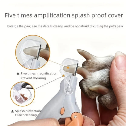 LED Pet Nail Clipper For Easy And Safe Grooming with lights