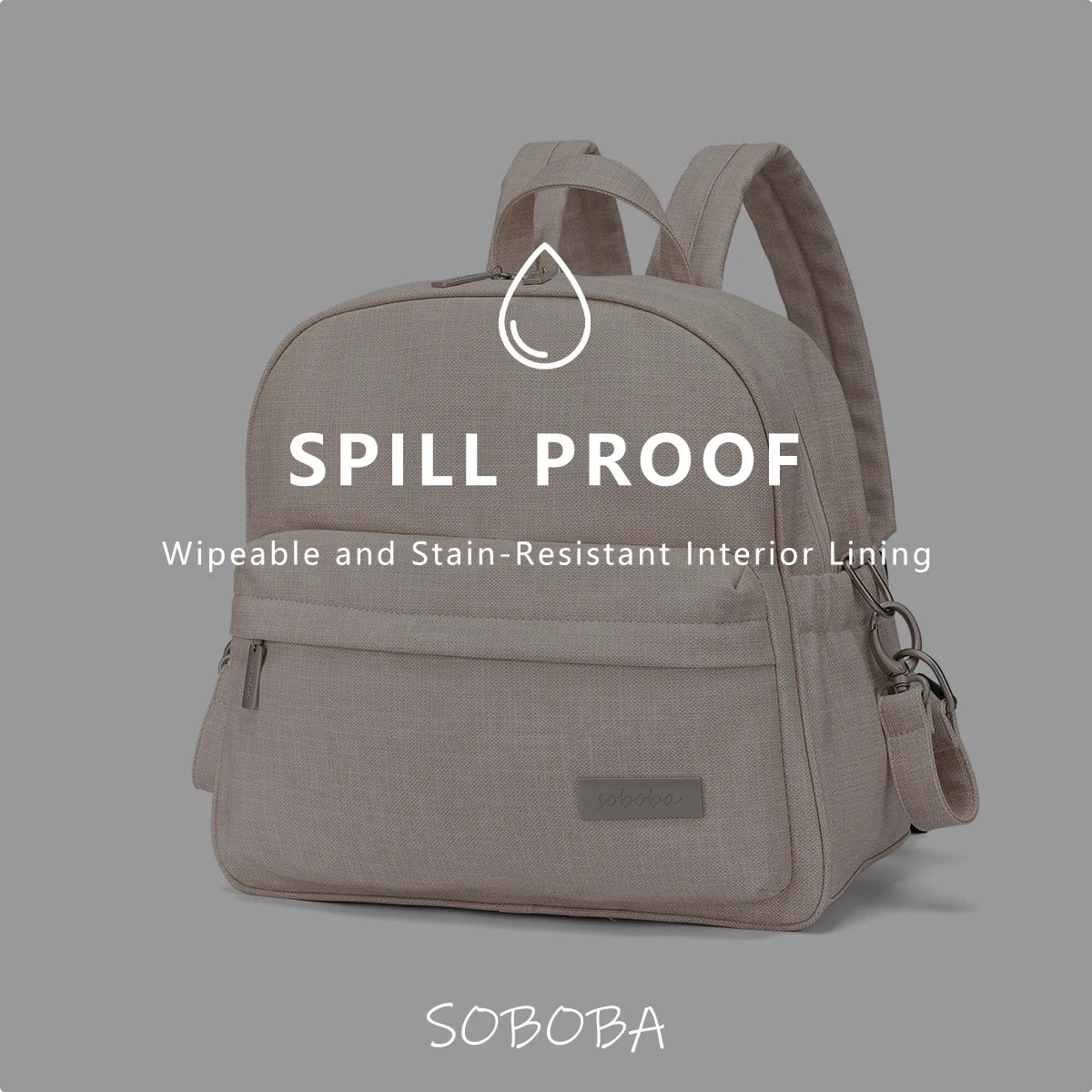 Stylish waterproof large capacity Diaper Backpack -Multi-functional Bag