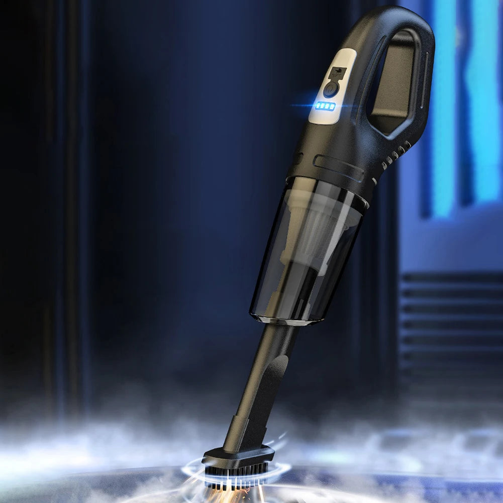 120W Portable Car Vacuum Cleaner USB Charging Handheld Cordless Vacuum