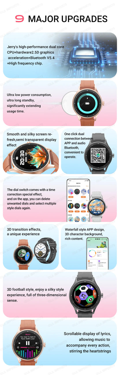 2026 Smart Watch Women Men Heart Rate Monitor Waterproof Smartwatch For Android IOS