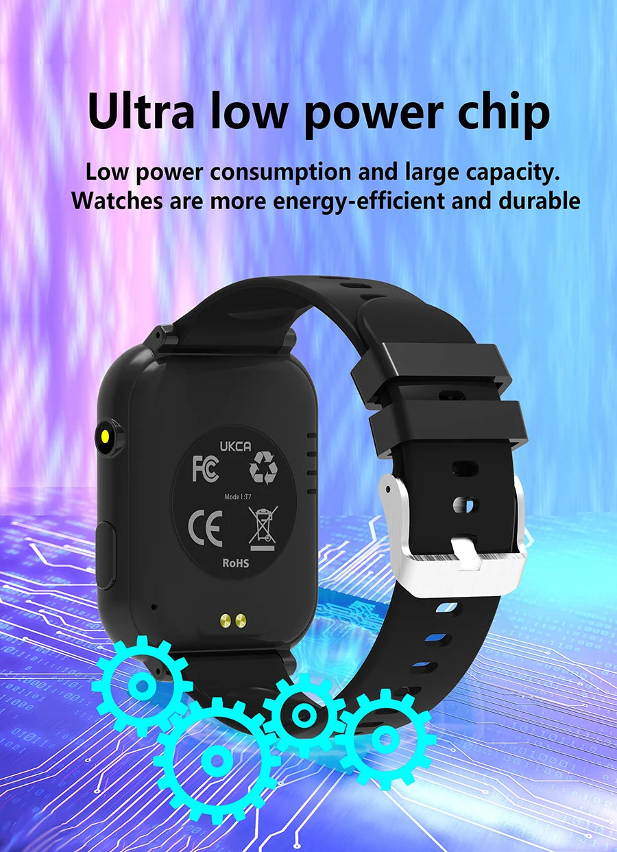 Kids Smart Watch Games HD Screen Camera Flashlight Sleep Monitor Alarm