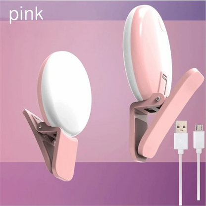Portable Soft Natural LED Light Mobile Phone Mini Selfie Fill Light