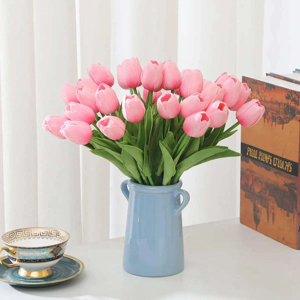 Artificial Tulip Real Touch Flower (10/30 PCS)