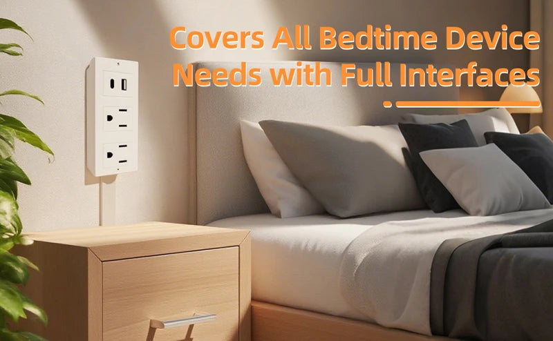 Electrical Adjustable Wall Plug Rotates Outlet Extender for sockets