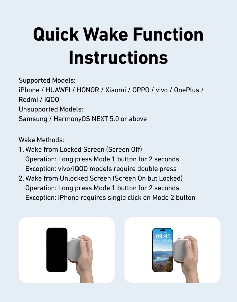 Magnetic Smart Phone Camera Hand Grip