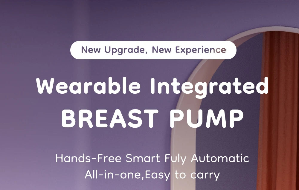 GREAT DEAL **1 PC MAMIJOY Wearable Electric Breast Pump 4 Modes  & 36 Suction levels - Silent Hands Free pump