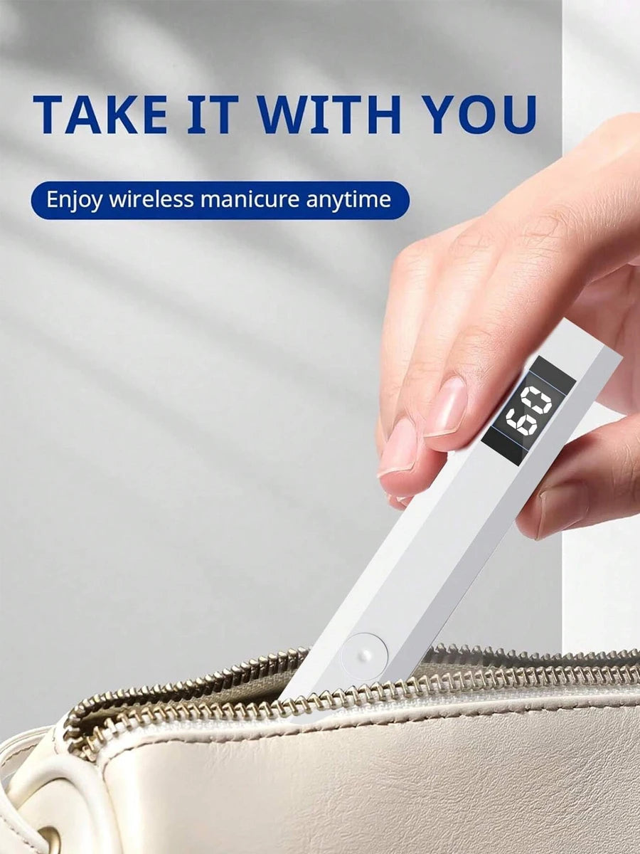 Portable Handheld UV Light lamp for Gel Nails  Rechargeable