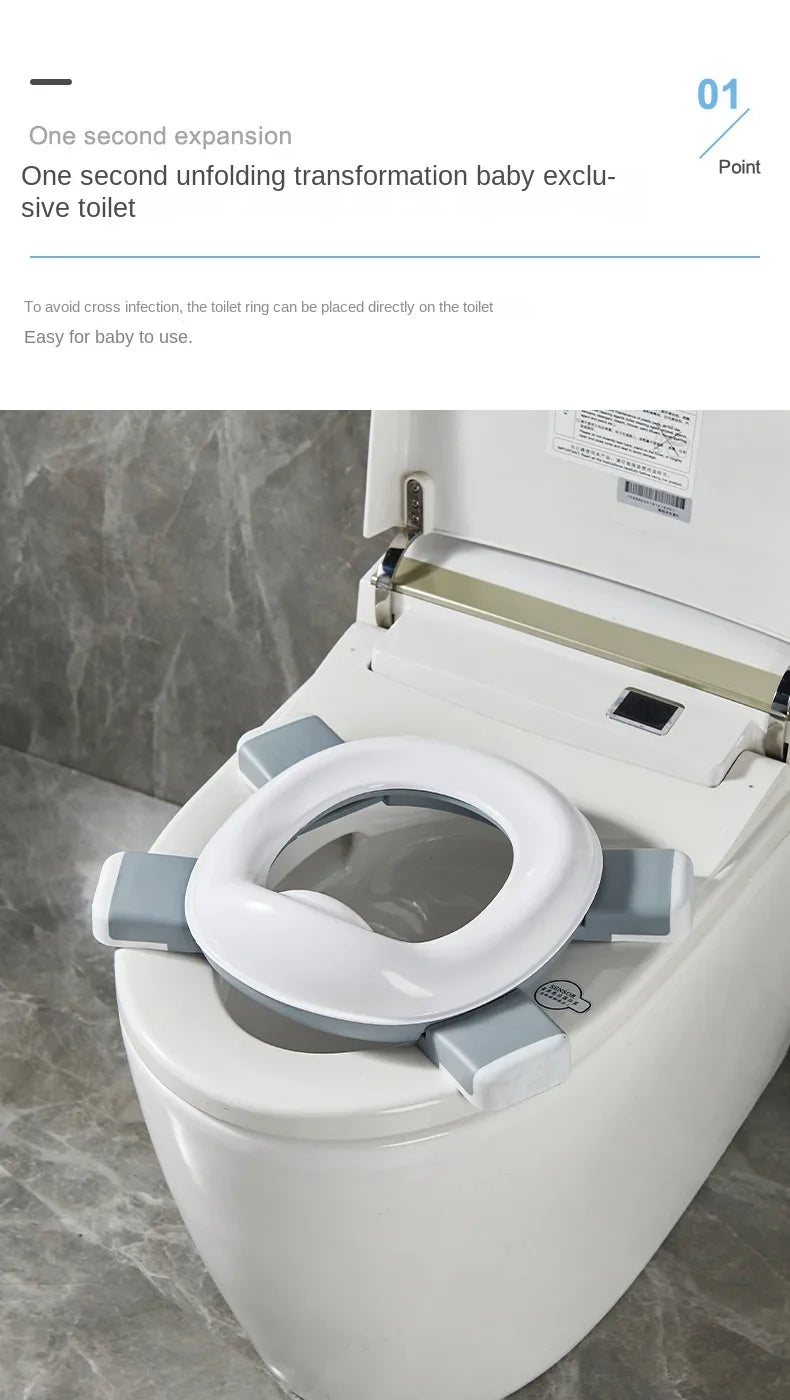 3 in 1 Travel Toilet Seat Foldable Children Potty with Bags