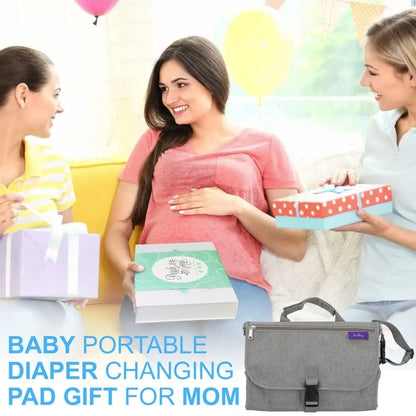 High Quality Portable Baby Changing Pad with Pockets Waterproof Travel Diaper Changing Station Kit