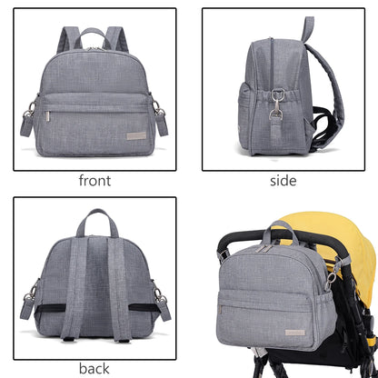 Stylish waterproof large capacity Diaper Backpack -Multi-functional Bag