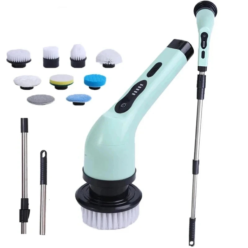 9-in-1 Electric Cleaning Brush Electric Spin Cleaning Scrubber