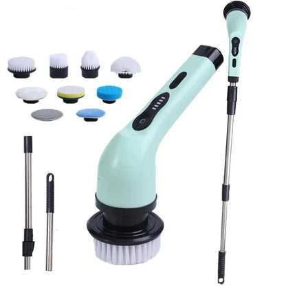 9-in-1 Electric Cleaning Brush Electric Spin Cleaning Scrubber