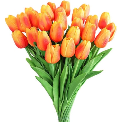 Artificial Tulip Real Touch Flower (10/30 PCS)