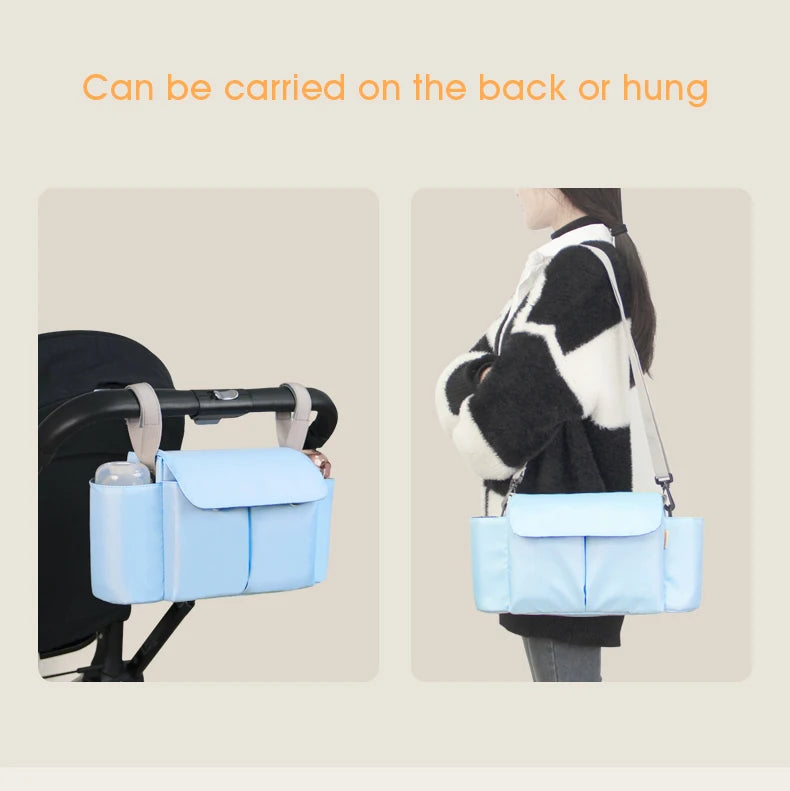 Large Capacity Travel Hanging Bag- Bottle Holder - Diaper Bag