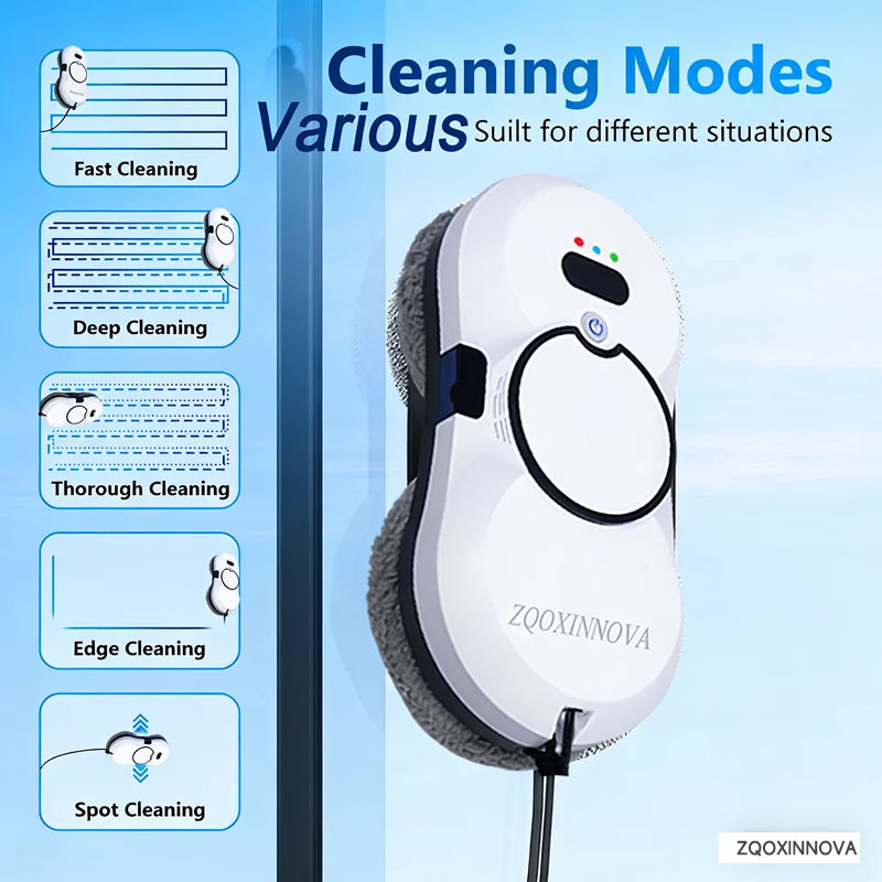 UPS Smart Robot Window Cleaner Vacuum Auto Clean Glass Windows Washer