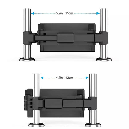 Telescopic Car Rear Pillow Phone Holder Tablet Rotating Car seat Rear Stand Headrest Brac ket for Phone Tablet 5 13 Inch