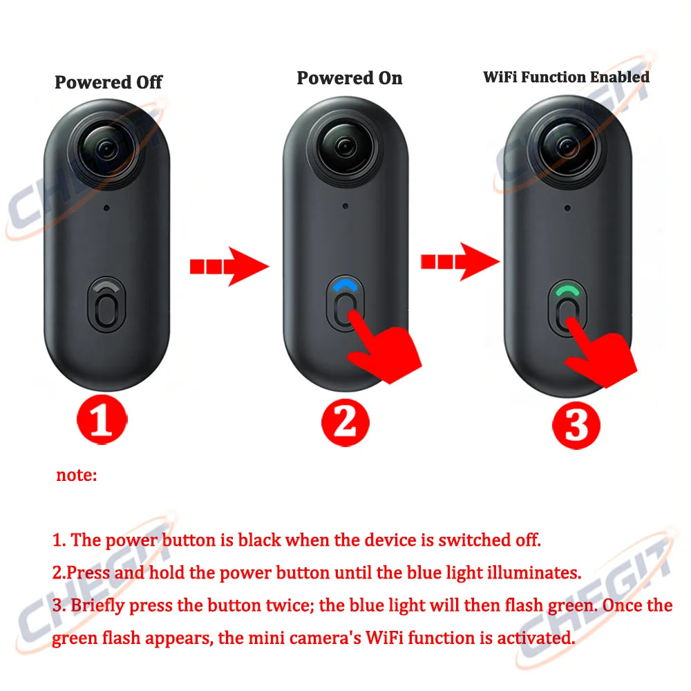 4K HD  Mini Recorder Finger WIFI Action Camera Lightweight