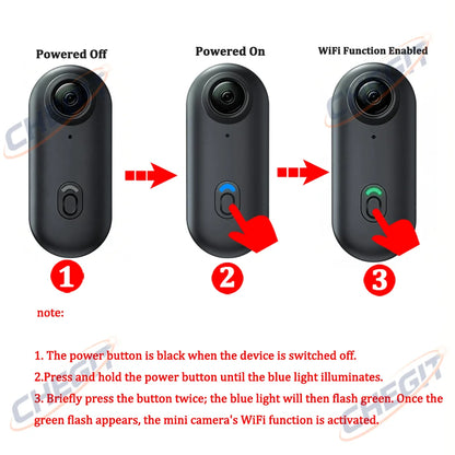4K HD  Mini Recorder Finger WIFI Action Camera Lightweight