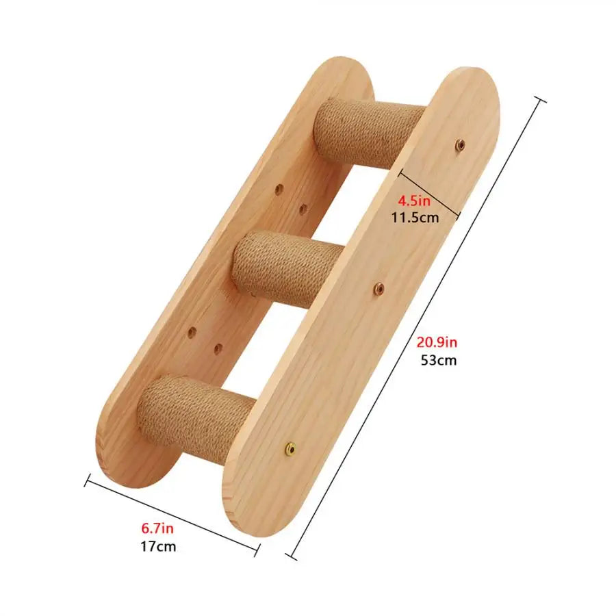 Wall Mounted Cat Climbing Shelves Cat House Cat Bridge Cat Hammock