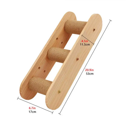 Wall Mounted Cat Climbing Shelves Cat House Cat Bridge Cat Hammock