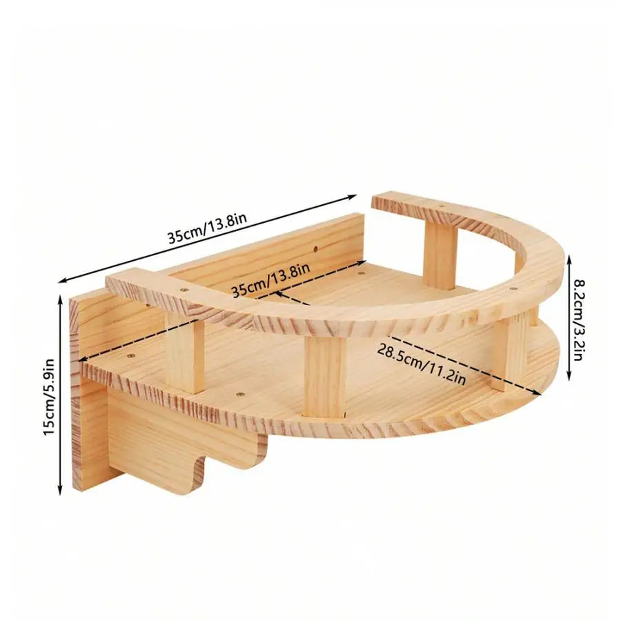 Wall Mounted Cat Climbing Shelves Cat House Cat Bridge Cat Hammock