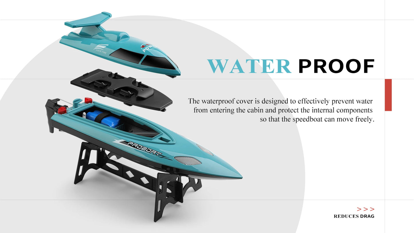 High Speed Racing Speedboat Toy For Children or Adults -Remote Control 55KM/H 35KM/H