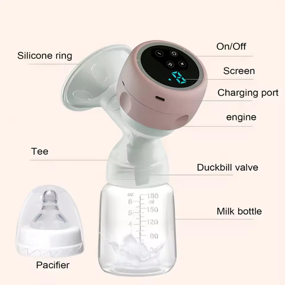 Electric Breast Pump Intelligent Integrated High Suction  - Painless and Silent Breast pump