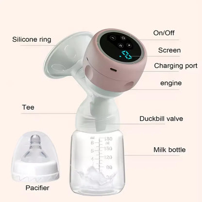 Electric Breast Pump Intelligent Integrated High Suction  - Painless and Silent Breast pump
