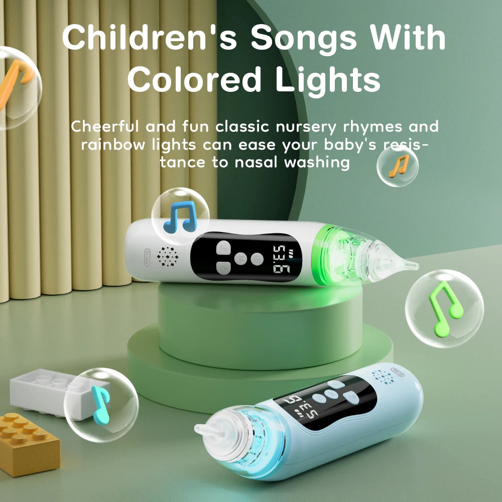 MAMIJOY Baby Electric Nasal Aspirator Nose Suction - Painless silicone material
