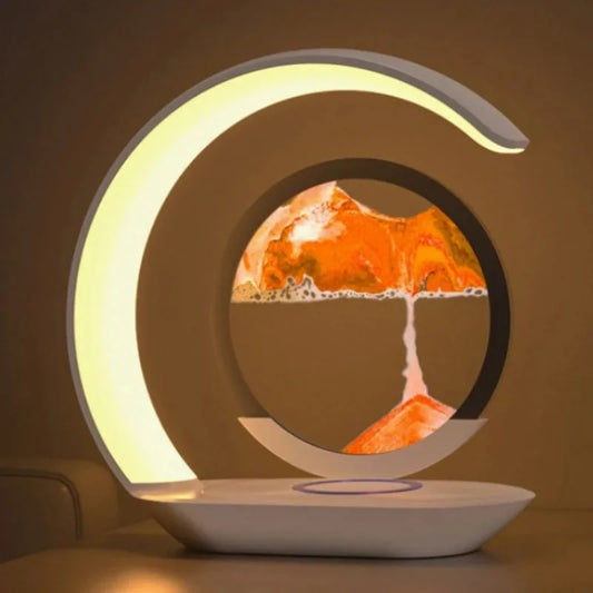 Cute Moon Mood Light Touch Dimming with Clock RGB Color Changing Light Bluetooth Speaker Music Playback  Bedroom Night Light