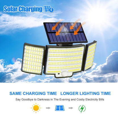Waterproof Solar Outdoor security  Lights Motion Sensor
